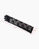 Long Lace Flowers Dressing Gloves